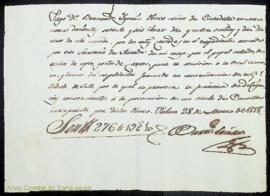 Comptes i rebuts per a la realització de diferents tràmits en relació a l'obtenció del títol de C...