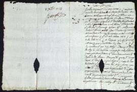 Esponsalici de Joana Fedelich donzella amb Antoni Mesquida viudo