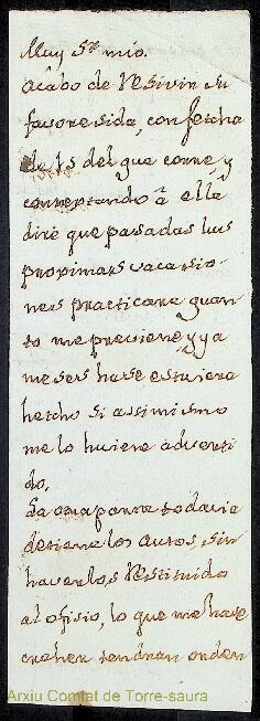 Notes de diferents emissors, entre ells el Tribunal de la Batllia General de Menorca, adreçades a...