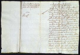 Carras de Maria Campins donzella ab Mathia Capella fadri als 6 Juliol 1736