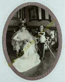 Retrat de noces de María Auxiliadora Olives i Olives i José Quint Zaforteza i Amat