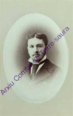 Retrat de Gabriel Olives i Saura, a l'edat aproximada de 20-22 anys