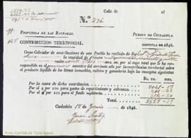 Arbitris i contribució (contribució d'immobles, cultiu i ramaderia, consum de carns, contribució ...