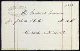 Justificants de compres i comptes de despeses de feines fetes per diferents professionals a les p...