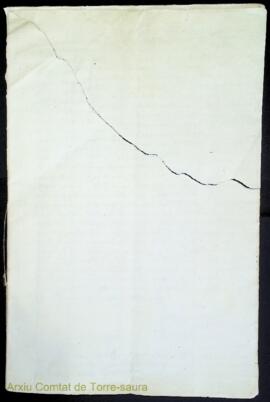 Còpia d'un expedient de la Reial Governació de Menorca en relació a un assumpte de la Universitat...