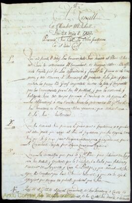 Regulaciones de la Isla de Menorca 1752