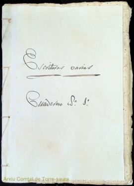 Escrituras varias. Establiments de diferents propietats continguts en est plech de la heretat del...