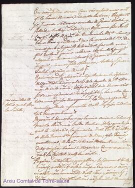 Testament de Juana Soliveras muller de Geroni Falcó als 28 Octubre 1799