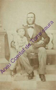 Retrat de gabinet de Joan Barceló i Ferrer, hortolà del l'Hort de Torre-saura