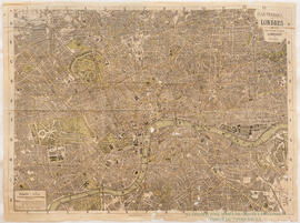 Plan Pratique de Londres annexe du Guide Conty Londres en Poche (plànol-mapa de la ciutat de Lond...