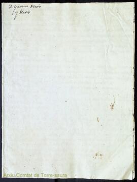 Quadern manuscrit de Gabino Olives i Olives que inclou un escrit sobre el saqueig de Maó per part...