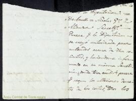 Cartes trencades amb parts perdudes sobre diferents assumptes relacionats amb les cavalleries de ...