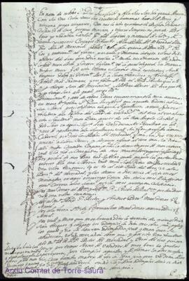 Testament de Sebastià Cavaller i Ximenes