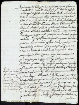 Procuració de Josep Bojoni i Lasso de la Vega de Ciutadella á favor de Francisco Bojoni i Forner ...