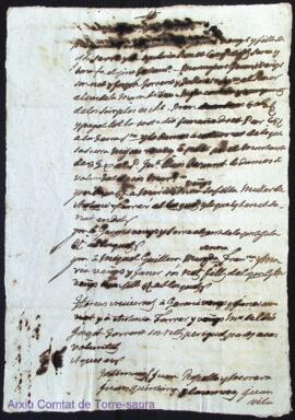 Testament de Magdalena Serra Vda de Geroni Venys als 8 de Octubre de 1805