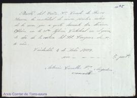 Comptes, factures i justificants de pagament de feines de transport, d'arader, de fuster, de jorn...