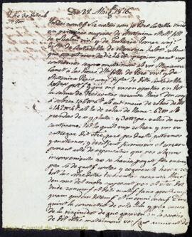 Regonexensa de Pere Catala á favor de Marianna Canet