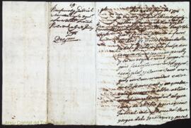 Poder firmat per Gabriel Mercadal y sa muller a favor del Dt. Francesc Preto notari als 25 Juny 1798