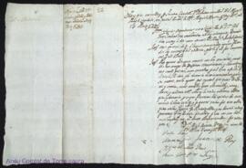 Obra pia de la Sra. Juana Cardell y Llobera rebuda als 17 Maig 1740