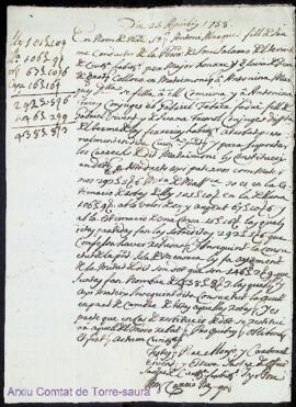 Espòlit d'Antonina Marquès i Triay, donzella, amb Gabriel Febrer i Tremol, fadrí